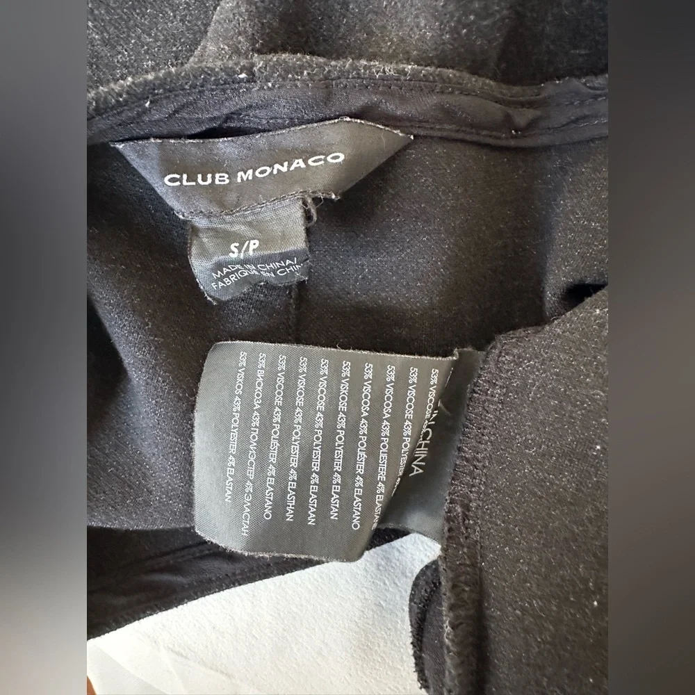 Club Monaco Cocoon Womens V Neck Tricot Gray Top Size S/P - Picture 2 of 5